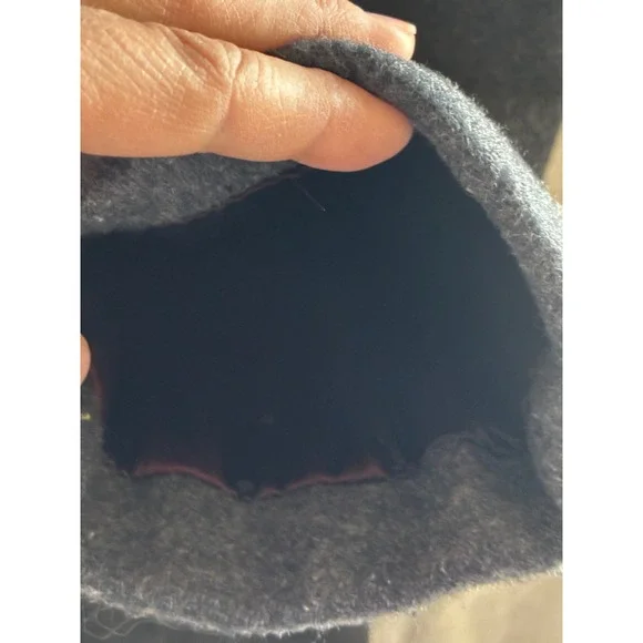 VTG Stratojac Charcoal Grey Wool Blend Double Breasted Overcoat USA Mens sz 42 - Picture 16 of 16